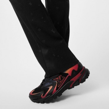 루이비통 남성 블랙 스니커즈 - Louis vuitton Mens Black Sneakers 