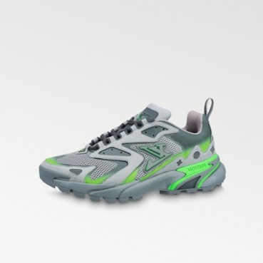 루이비통 남성 그레이 스니커즈 - Louis vuitton Mens Gray Sneakers 