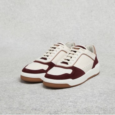 브루넬로쿠치넬리 남성 버건디 스니커즈 - Brunello Cucinelli Mens Burgundy Sneakers 