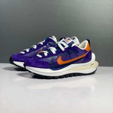 나이키 남/녀 퍼플 사카이 와플 - Nike Unisex Purple Sacai VaporWaffle 