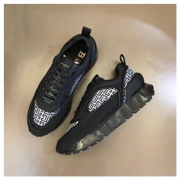 발망 남성 트렌디 블랙 스니커즈 - Balmain Mens Black Sneakers 