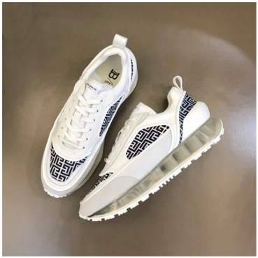 발망 남성 트렌디 화이트 스니커즈 - Balmain Mens White Sneakers 