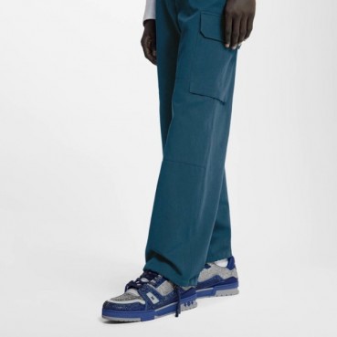 루이비통 남/녀 블루 스니커즈 - Louis vuitton Unisex Blue Sneakers 