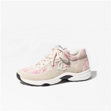 샤넬 여성 핑크 CC 스니커즈 - Chanel Womens Pink Sneakers 