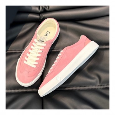 디올 남성 핑크 스니커즈 - Dior Mens Pink Sneakers 