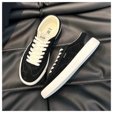 디올 남성 블랙 스니커즈 - Dior Mens Black Sneakers 