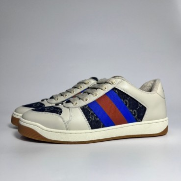 구찌 남/녀 블루 스니커즈 - Gucci Unisex Blue Sneakers