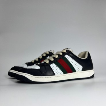 구찌 남/녀 블랙 스니커즈 - Gucci Unisex Black Sneakers
