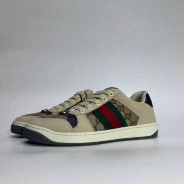 구찌 남/녀 베이지 스니커즈 - Gucci Unisex Beige Sneakers