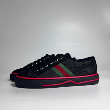 구찌 남/녀 블랙 스니커즈 - Gucci Unisex Black Sneakers