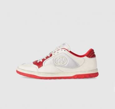 구찌 남/녀 레드 스니커즈 - Gucci Unisex Red Sneakers