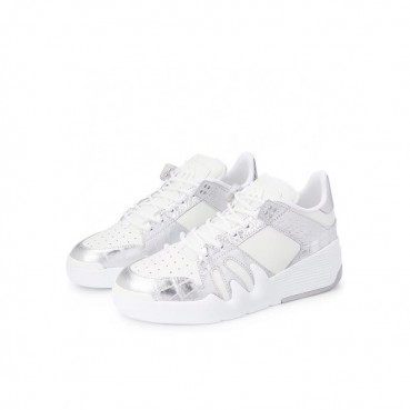 쥬세퍼 자노티 남성 실버 스니커즈 - Giuseppe Zanoti Mens Silver Sneakers 