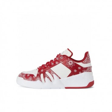 쥬세퍼 자노티 남성 레드 스니커즈 - Giuseppe Zanoti Mens Red Sneakers 