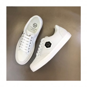 필립플레인 남성 모던 화이트 스니커즈 - Philipp Plein Mens White Sneakers 