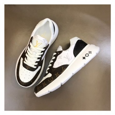 루이비통 남성 브라운 스니커즈 - Louis vuitton Mens Brown Sneakers 