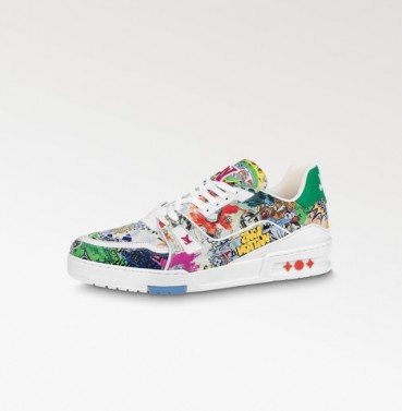루이비통 남/녀 그린 스니커즈 - Louis vuitton Unisex Green Sneakers 