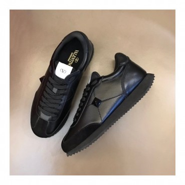발렌티노 남성 모던 블랙 스니커즈 - Valentino Mens Black Sneakers 