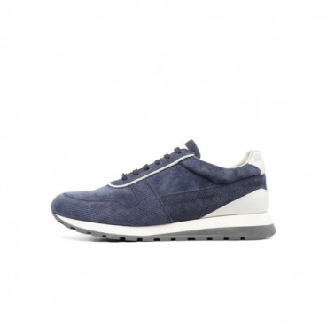 브루넬로쿠치넬리 남성 네이비 스니커즈 - Brunello Cucinelli Mens Navy Sneakers 
