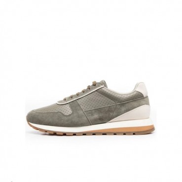 브루넬로쿠치넬리 남성 카키 스니커즈 - Brunello Cucinelli Mens Khaki Sneakers 