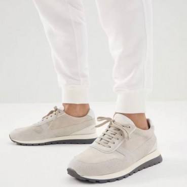 브루넬로쿠치넬리 남성 그레이 스니커즈 - Brunello Cucinelli Mens Gray Sneakers 