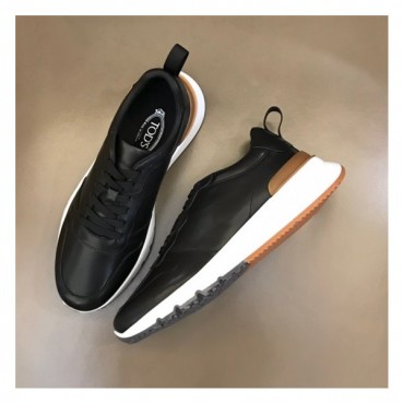 토즈 남성 베이직 블랙 스니커즈 - Tods Mens Black Sneakers 