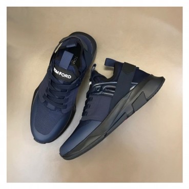 톰포드 남성 캐쥬얼 네이비 스니커즈 - Tom Ford Mens Navy Sneakers 