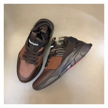 톰포드 남성 캐쥬얼 브라운 스니커즈 - Tom Ford Mens Brown Sneakers 