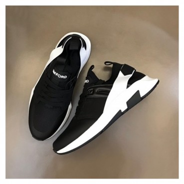 톰포드 남성 캐쥬얼 블랙 스니커즈 - Tom Ford Mens Black Sneakers 