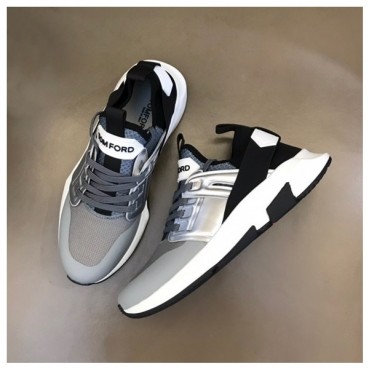 톰포드 남성 캐쥬얼 그레이 스니커즈 - Tom Ford Mens Gray Sneakers 