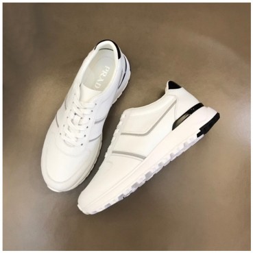 프라다 남성 화이트 스니커즈 - Prada Mens White Sneakers 