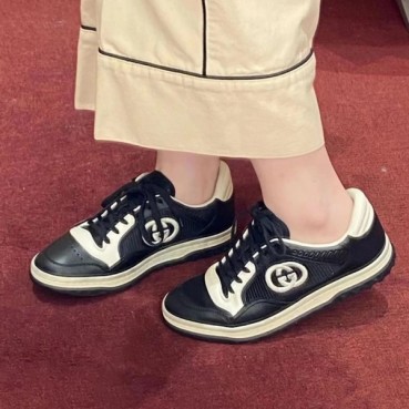 구찌 남/녀 블랙 스니커즈 - Gucci Unisex Black Sneakers