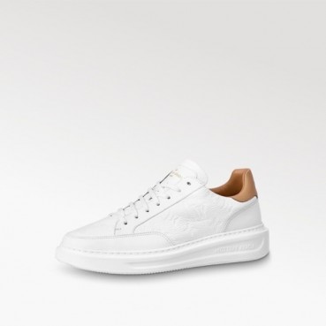 루이비통 남성 화이트 스니커즈 - Louis vuitton Mens White Sneakers 