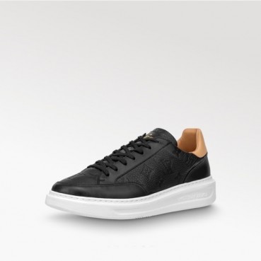 루이비통 남성 블랙 스니커즈 - Louis vuitton Mens Black Sneakers 