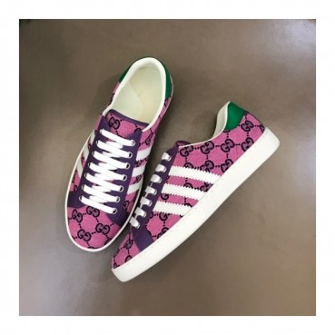 구찌 남/녀 핑크 스니커즈 - Gucci Unisex Pink Sneakers
