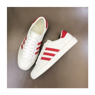 구찌 남/녀 화이트 스니커즈 - Gucci Unisex White Sneakers