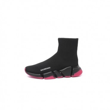 발렌시아가 남/녀 블랙 하이탑 스니커즈 - Balenciaga Unisex Black Sneakers 