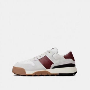 토즈 남성 베이직 버건디 스니커즈 - Tods Mens Burgundy Sneakers 