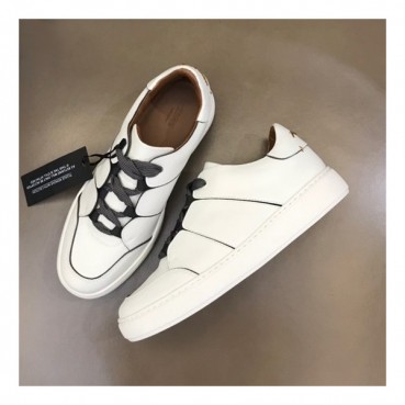 에르메네질도 제냐 남성 화이트 스니커즈 - Ermenegildo Zegna Mens White Sneakers 