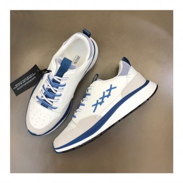 에르메네질도 제냐 남성 블루 스니커즈 - Ermenegildo Zegna Mens Blue Sneakers 