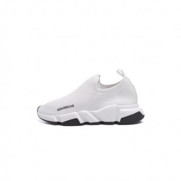 발렌시아가 남/녀 화이트 스니커즈 - Balenciaga Unisex White Sneakers 