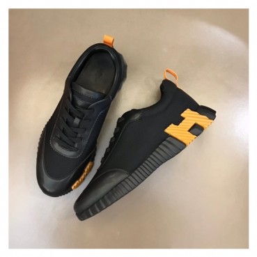에르메스 남성 블랙 스니커즈 - Hermes Mens Black Sneakers 