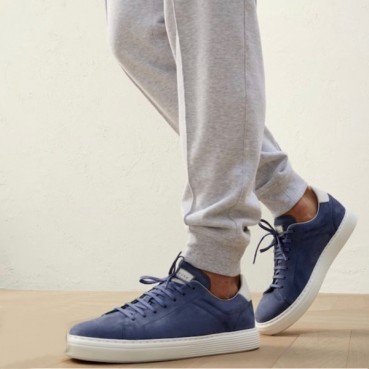 브루넬로쿠치넬리 남성 네이비 스니커즈 - Brunello Cucinelli Mens Navy Sneakers 