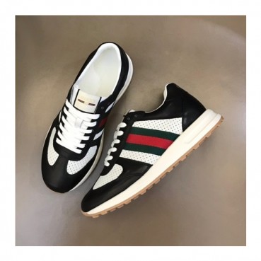 구찌 남성 블랙 스니커즈 - Gucci Mens Black Sneakers