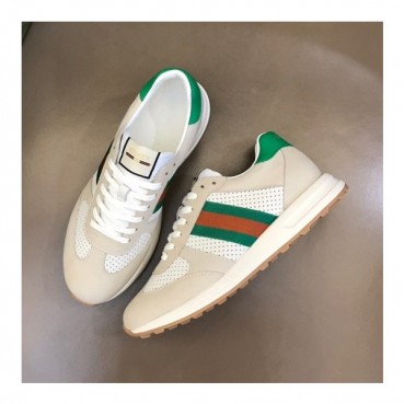 구찌 남성 베이지 스니커즈 - Gucci Mens Beige Sneakers