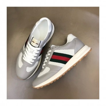 구찌 남성 그레이 스니커즈 - Gucci Mens Gray Sneakers