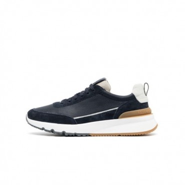 브루넬로쿠치넬리 남성 네이비 스니커즈 - Brunello Cucinelli Mens Navy Sneakers 
