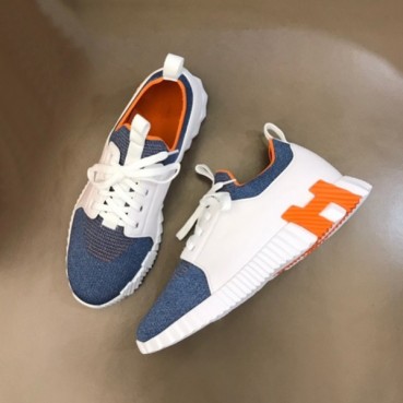 에르메스 남성 블루 스니커즈 - Hermes Mens Blue Sneakers 