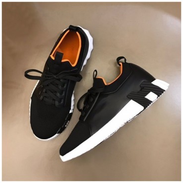 에르메스 남성 블랙 스니커즈 - Hermes Mens Black Sneakers 
