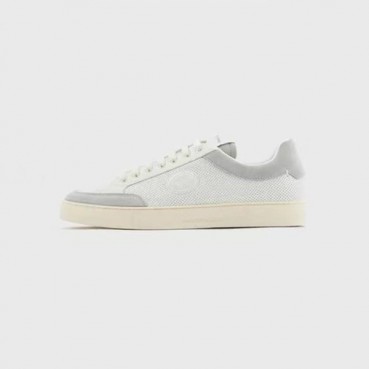 알마니 남성 클래식  그레이 스니커즈 - Armani Mens Gray Sneakers 