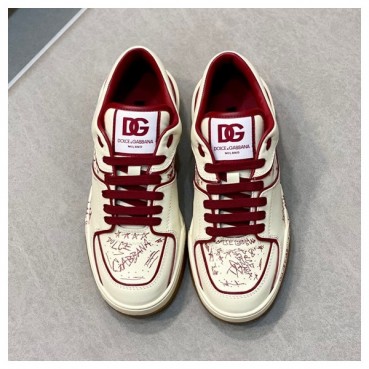 돌체앤가바나 남성 레드 스니커즈 - Dolc& Gabbana Mens Red Sneakers 